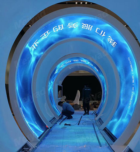 时光隧道屏 LED创意大屏 竣工2020年9月